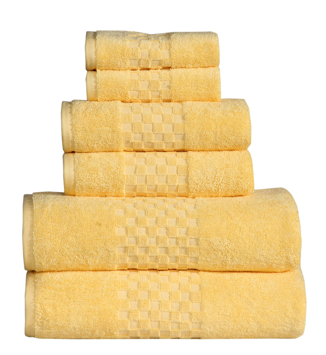 100% Cotton 6-Piece LUNA Bath Towel Set